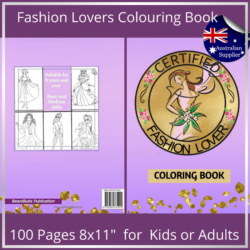 fashion color book front and back