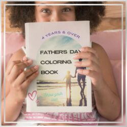 Fathers day coloring book