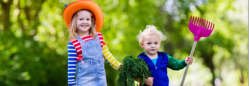 gardening 2 kids